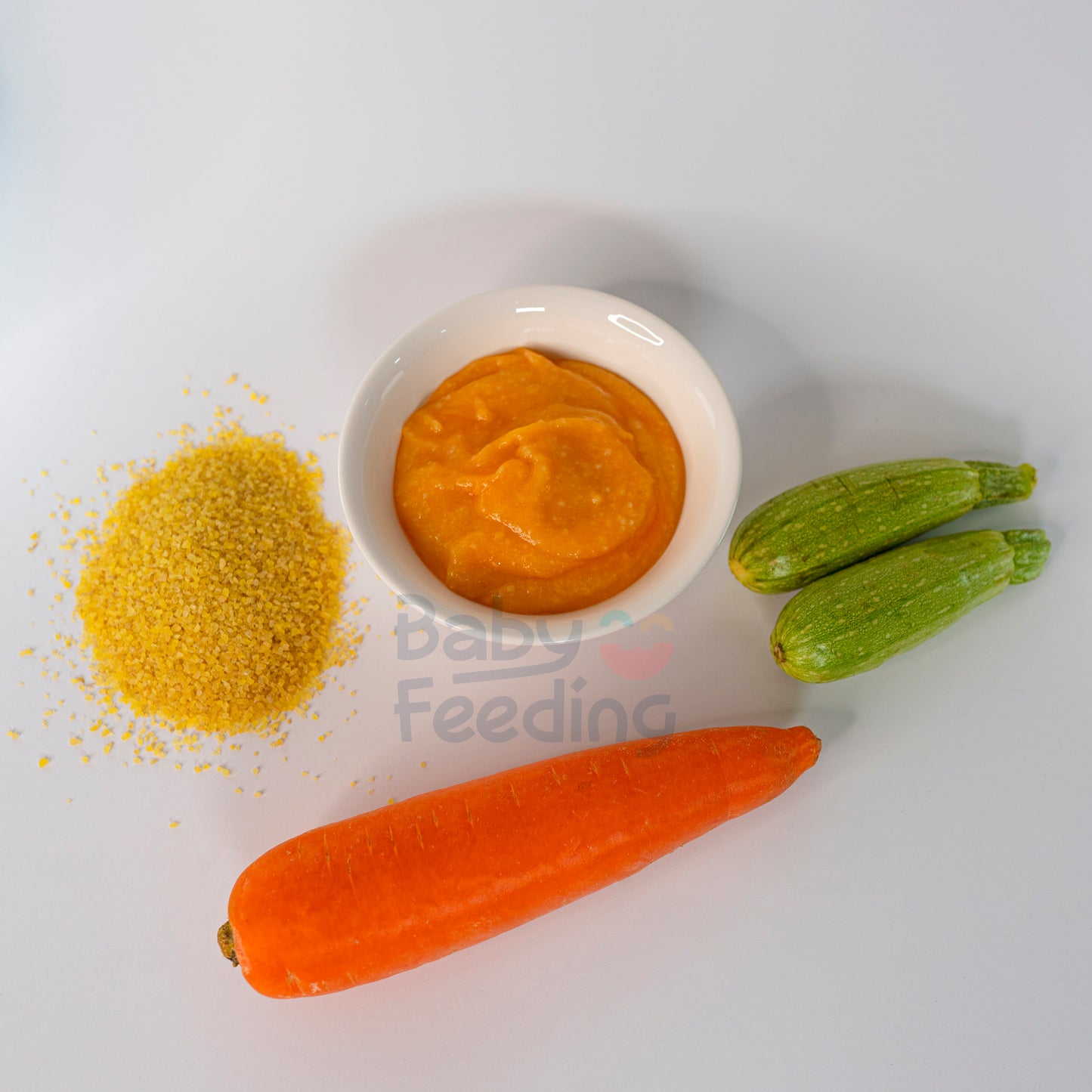 Bulgur zucchini and carrots