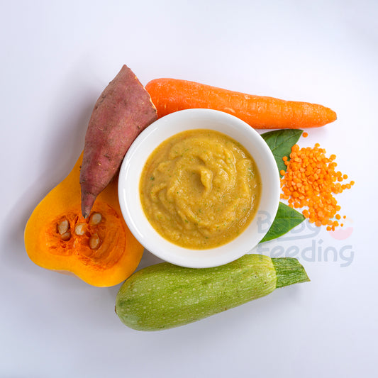 Lentils with vegetables