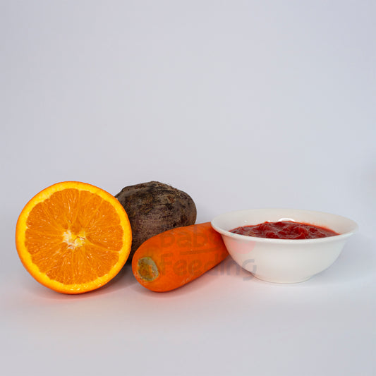 Beetroot, carrot and orange