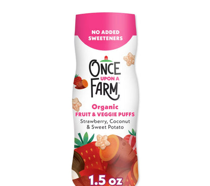 Puffs Strawberry Sweet Potato & Coconut Baby Snacks