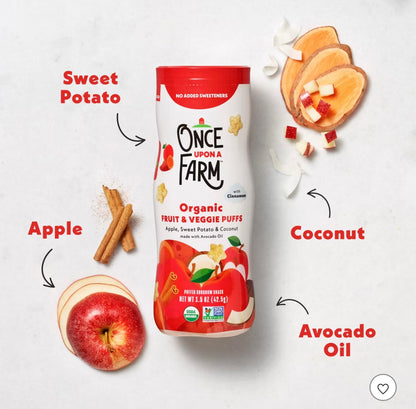 Puffs Apple Sweet Potato & Coconut Baby Snacks