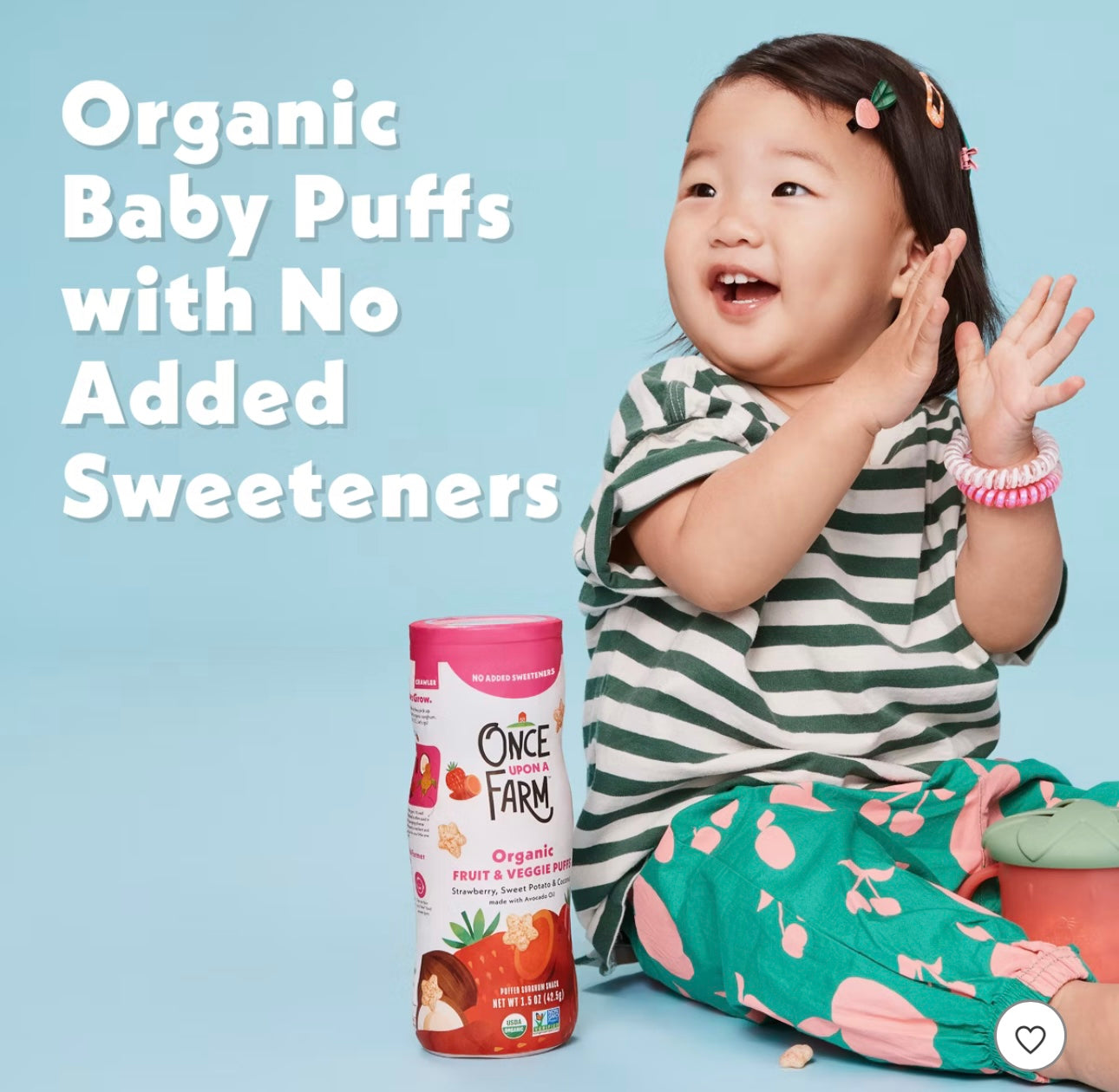 Puffs Strawberry Sweet Potato & Coconut Baby Snacks