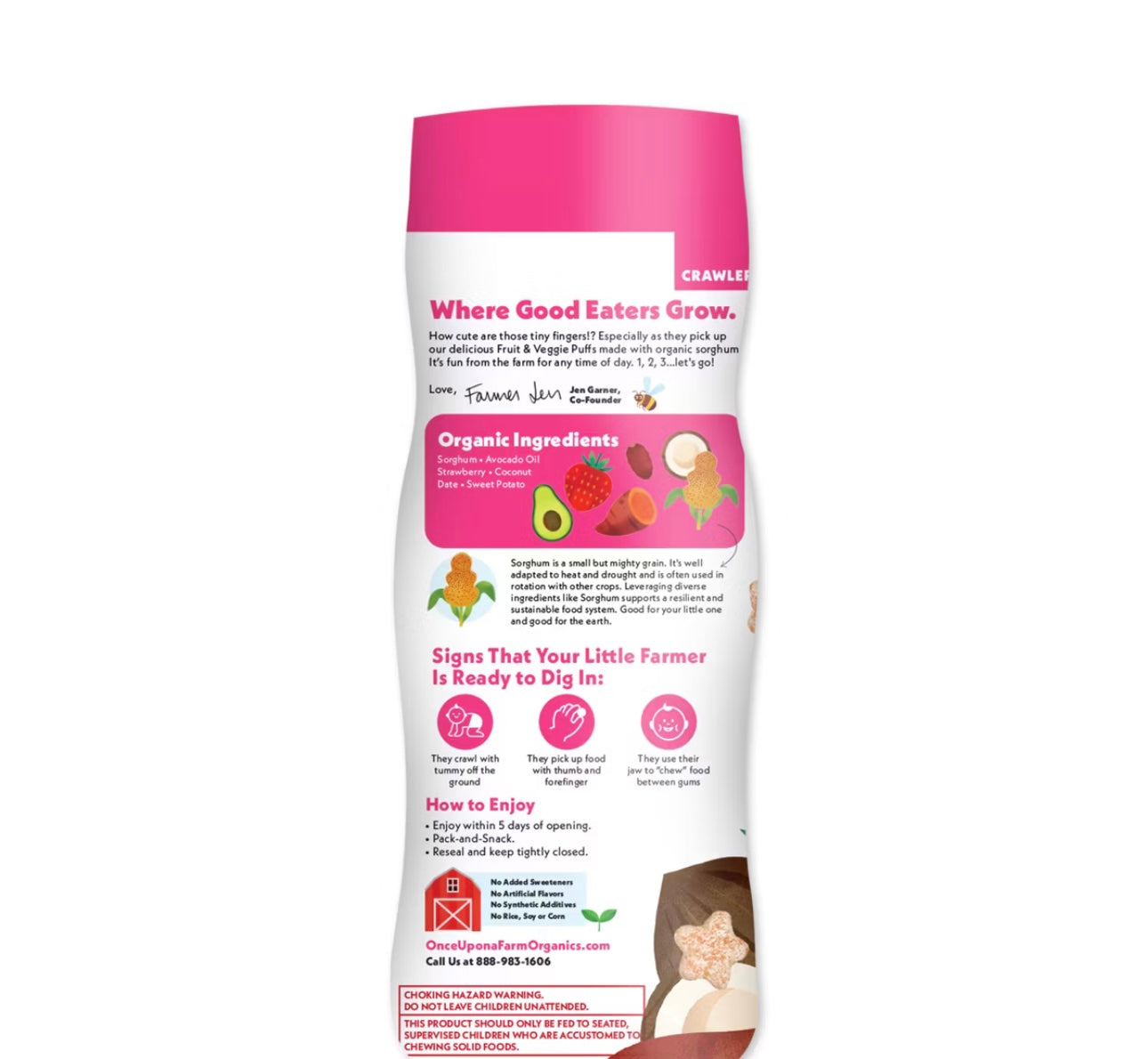 Puffs Strawberry Sweet Potato & Coconut Baby Snacks